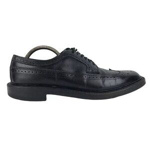 Bostonian Mens Black Lace Up Wingtip‎ Round Toe Oxford Dress Shoes Size US 10 B